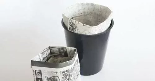Saquinho de jornal
